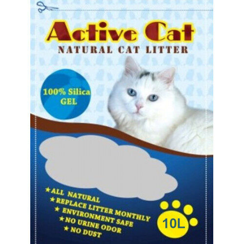 Silikagēla kaķu pakaiši Active Cat 10 l (silikona)